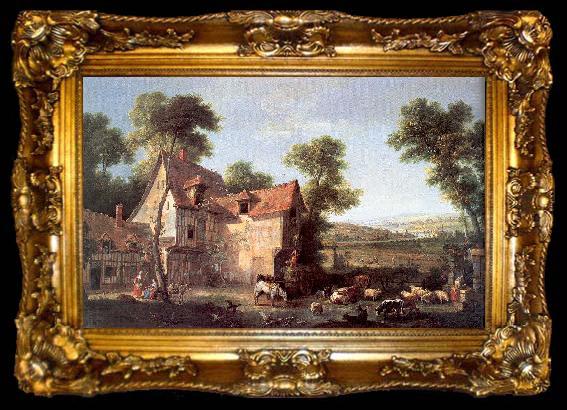 framed  OUDRY, Jean-Baptiste The Farm, ta009-2